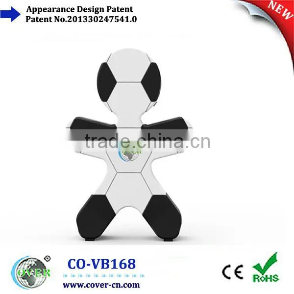2014 the hot sale Mini Football-shaped Portable Speaker For World Cup design promotion gifts