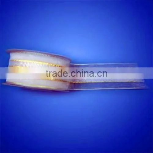 2014 Wholesale 100% Polyester Packing Organza Ribbon,Printed Ribbon Rolls