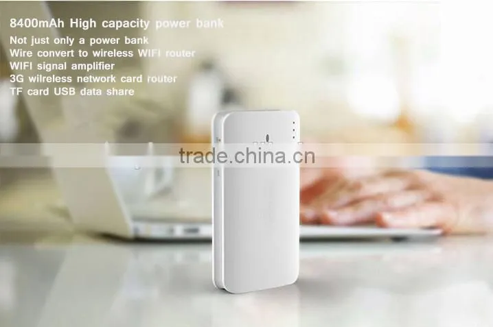 3g wifi router power bank with RoHs CE FCC