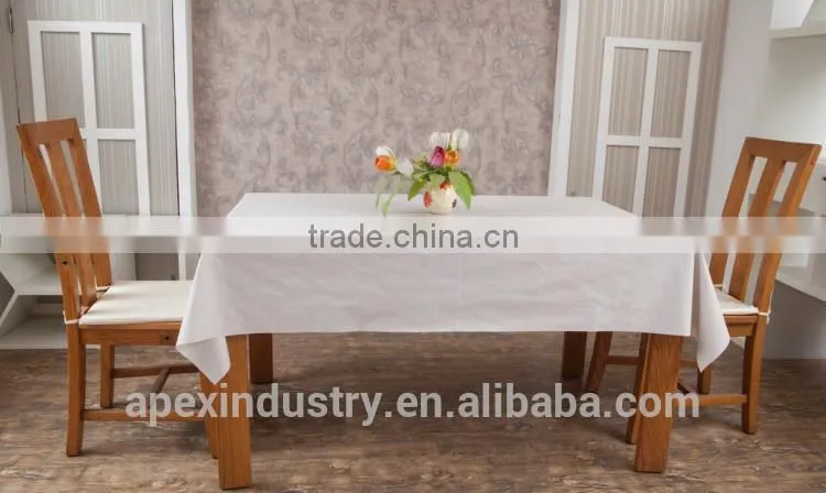 100%cotton white restaurant table cloth factory