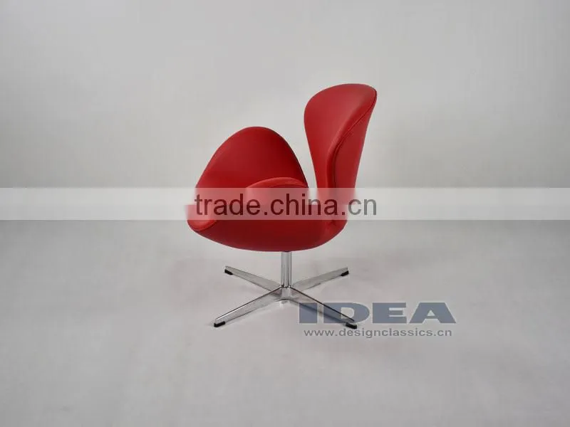 Replica Arne Jocabsen Swan Chair - Red Genuine Leather