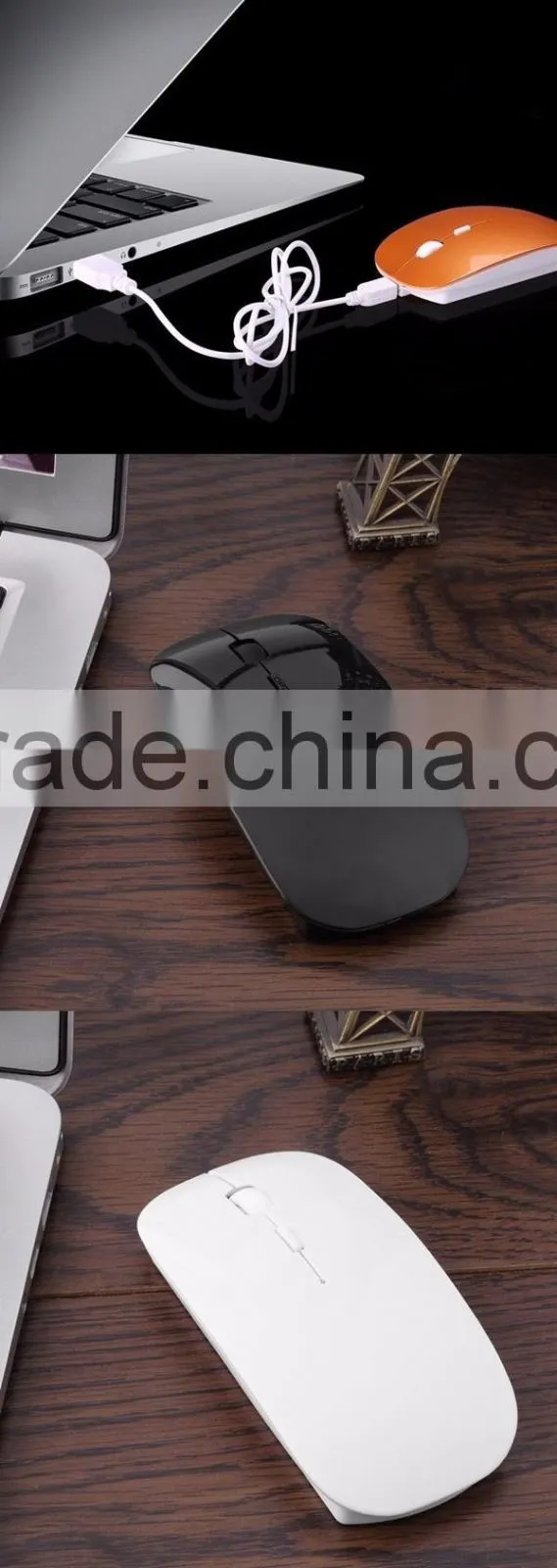 Hot sale consumer electronics mini Rechargeable wireless bluetooth mouse for PC Laptop