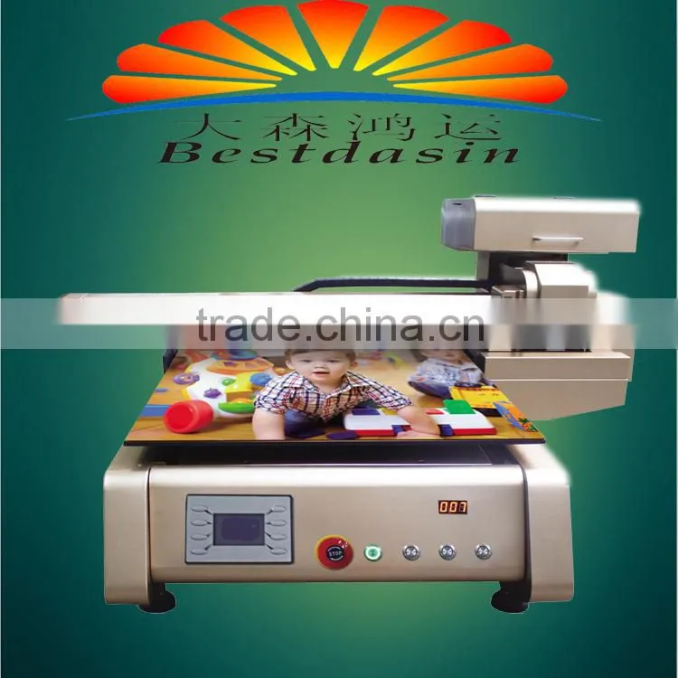 a1 uv flatbed printer with LCD touch panel/ ball screw drive/ powerful servo motor a1 UV printing machine