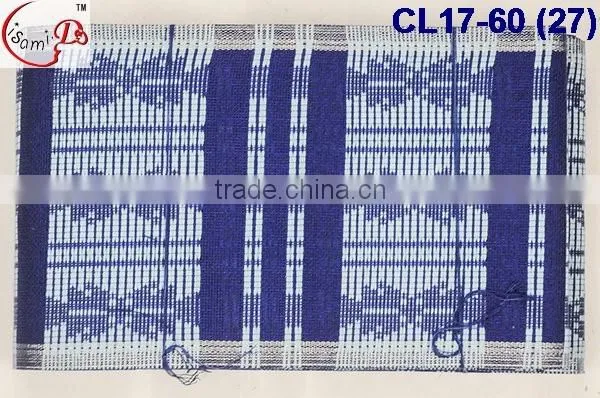 CL17-60 2016 top sale colorful line African high quality new Aso oke headtie colorful aso oke headtie