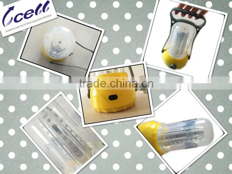 hand crack Solar panel rechargeable led camping light led camping lantern