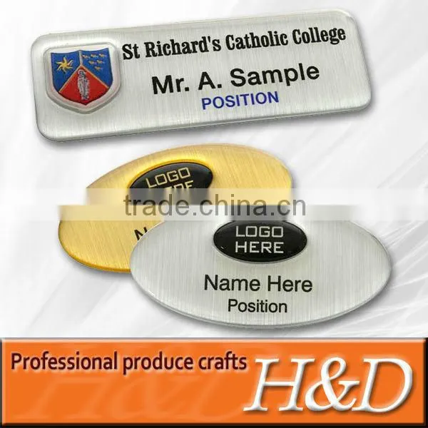 custom material logo name plate wholesale factory price