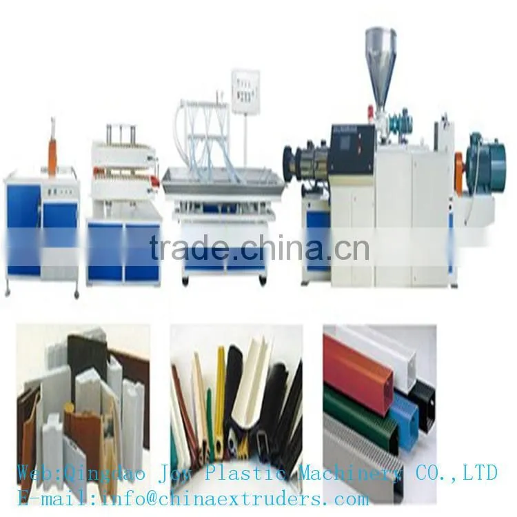 WPC profile extrusion extruder machine line plastic machine