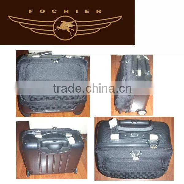 2014 rolling business briefcase trolley laptop case