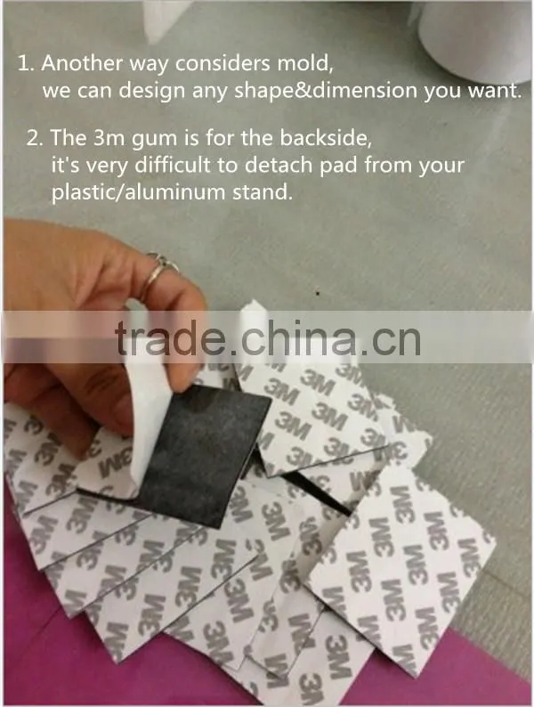 nano grip sticky soft pu gel pad sticky mat