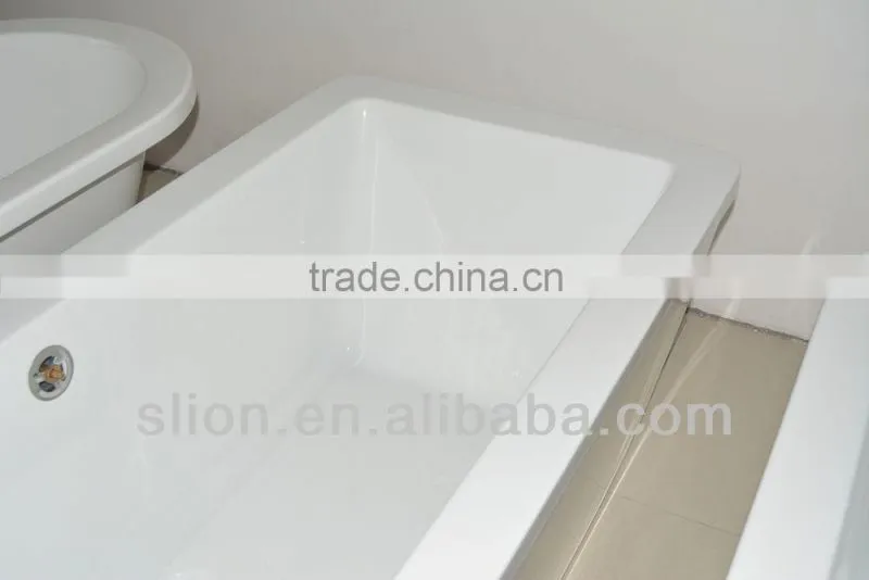 European Style Bathtub Square Freestanding Bathtub Made in China
