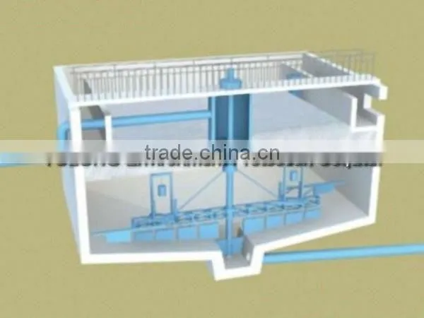 Sludge scraper for waste water treatment