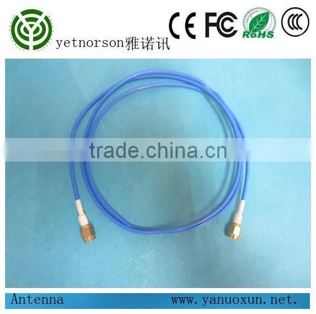 Yetnorson rf cable with semi rigid cable and SMA male to SMA male connector