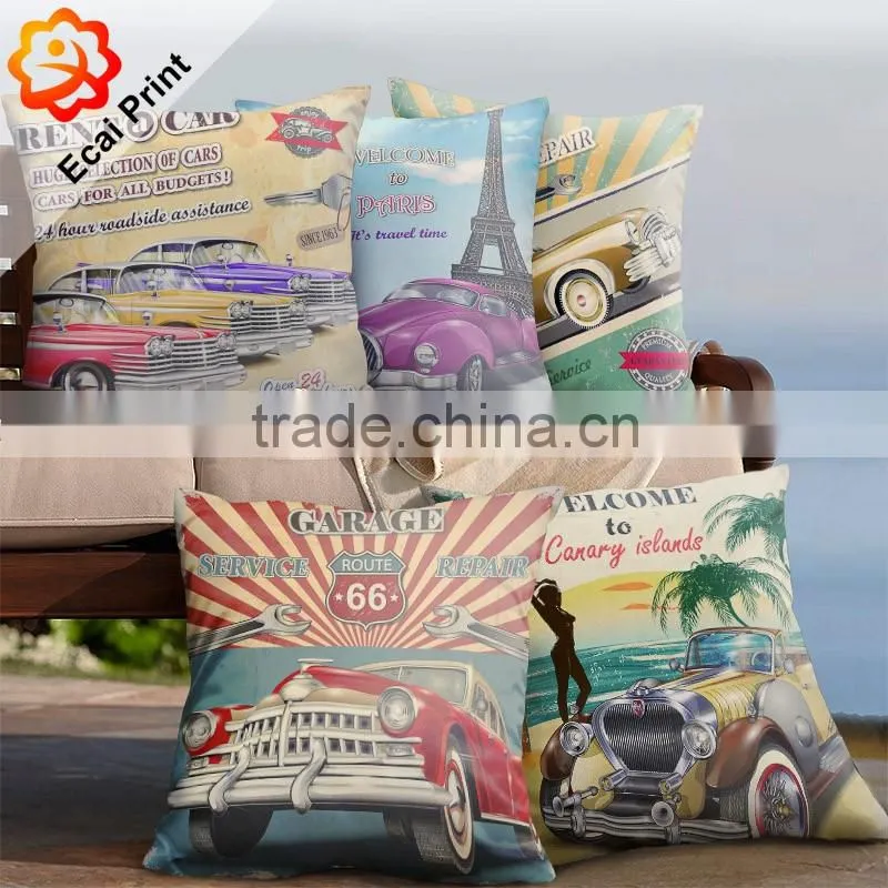 2016 factory price colors faleless custom made Cushion Cover with designs