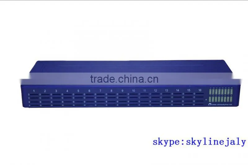 GSM16-64,asterisk gsm gateway,16 channels gsm/cdma voip gateway