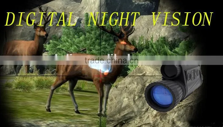 Original Genuine Infrared Dark Night Vision IR Monocular Binoculars ,Telescope 5X For Night Vision Hunting $Field Game