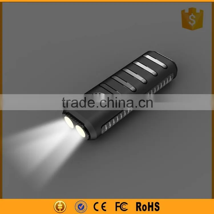 Fashionable 5600mah power bank speaker with strong led flashlight
