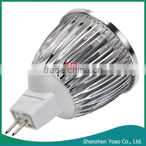 GU5.3 MR16 5x1W 12V 500LM 6000k White Light LED Sport Light