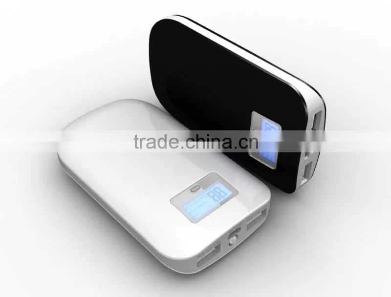 Big capacity power bank with LCD screen, DUAL USB output