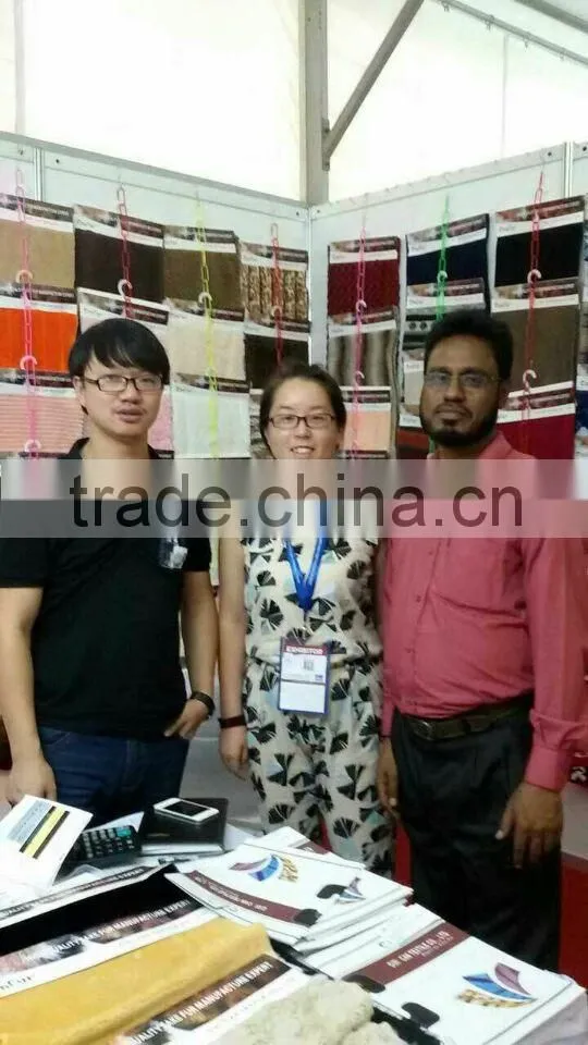2015 super hot china factory plain wool fabric