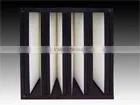 high efficient 99.99% Plastic frame V bank combined hepa air filters