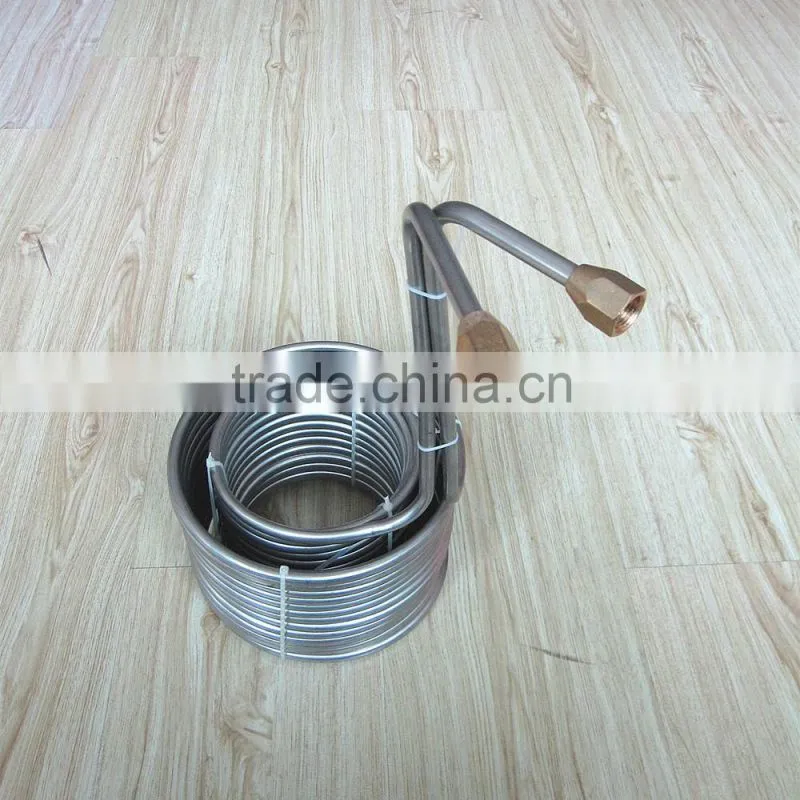 Stainless Steel coil tube wort chiller for beer machine