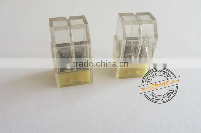 High Quality Push In 2.5mm Electrical Wiring Connector 2 Pole