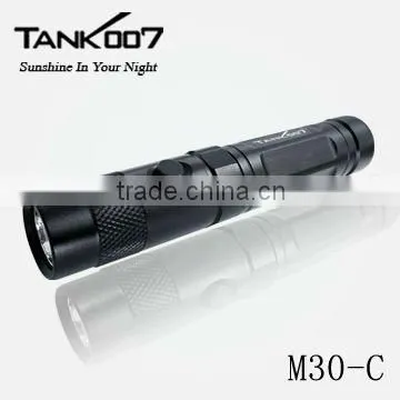 Mini led portable flashlight with magnet one 18650li-ion battery M30