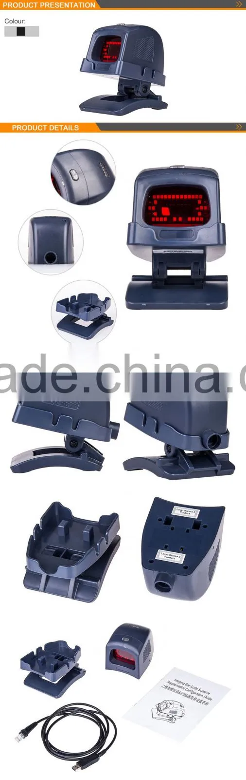 32bit Omni-Directional barcode scanner/reader for supermarketNT-2020