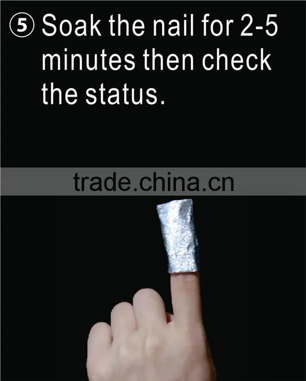 hot sell nail wrapper remove aluminium foil sheet