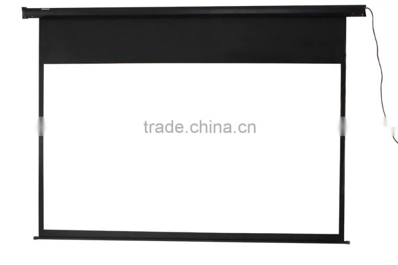 100"(16:9) Remote Electric Wall Mount Projector Screen