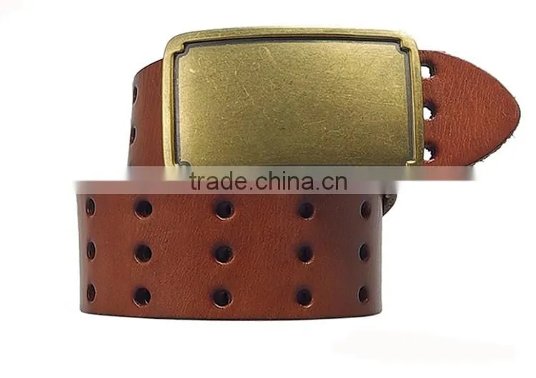 New fashion design automatic buckle leather belt
