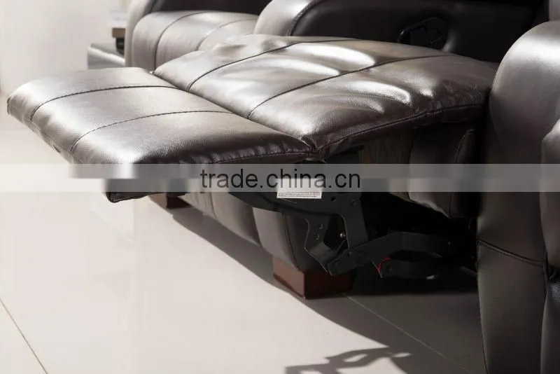 classic French style bonded leather sectional sofa picture