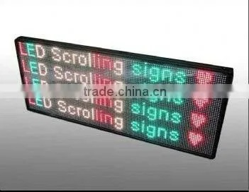 waterproof consistant quality high brightness cheap price Best Sell led moving message display sign
