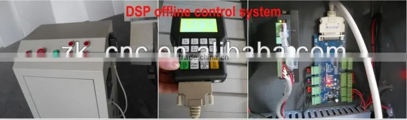 CNC Carving Machine With 2 Air Cooling Spindles/Vacuum Table/DSP Control ZK-1325-2