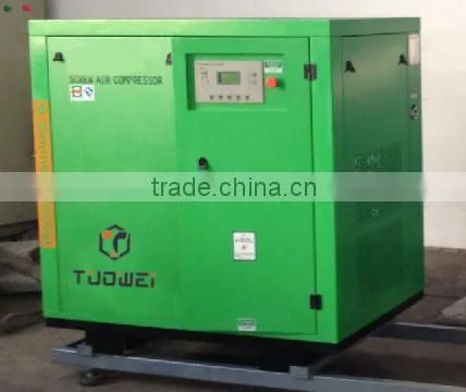 oil free rotary screw air compressor made in China