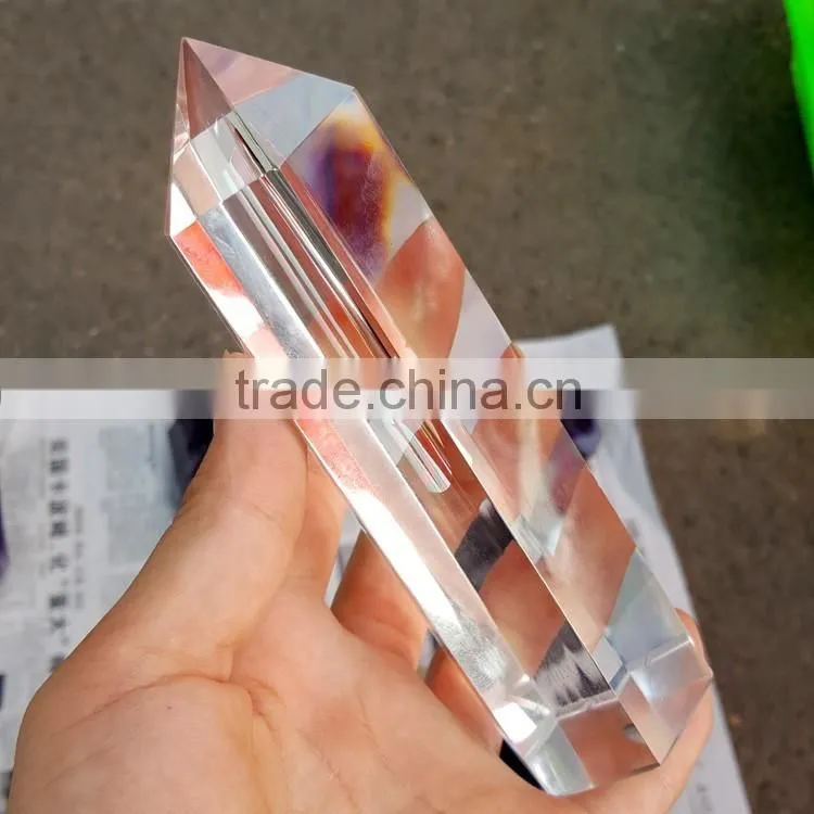 99% Clear K9 Crystal Points Natural Clear Quartz Crystal Wand