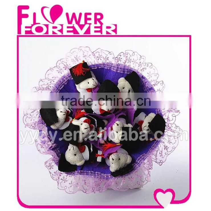 Handmade Bouquet of Graduation Teddy Bear