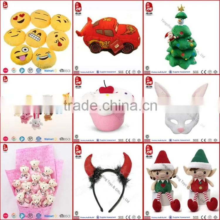 Plush teddy bear keychain wear bow tie china manufacture