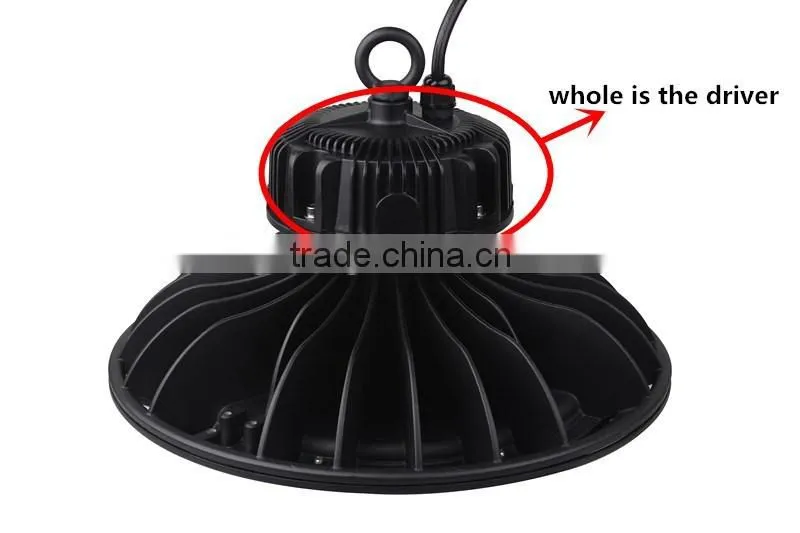 100w SNC top quality UL cUL DLC list dimmable UFO led high bay light to replace 250w mental halide lamp