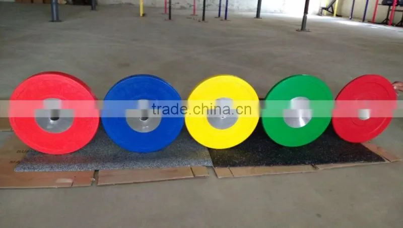 Crossfit 10kg green competition bumper plates