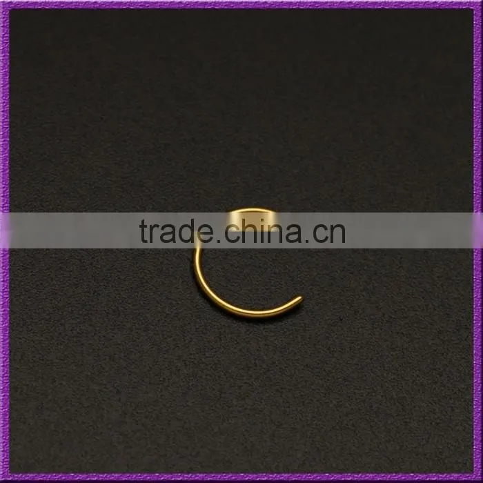 Unique 316L Best-selling Gold Plated Body Jewelry Nose Stud Piercing