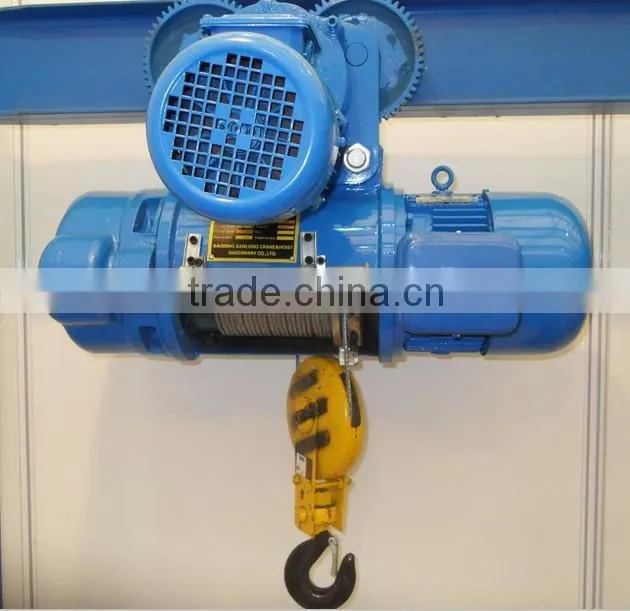 CD1 0.5 ton portable electric wire rope crane