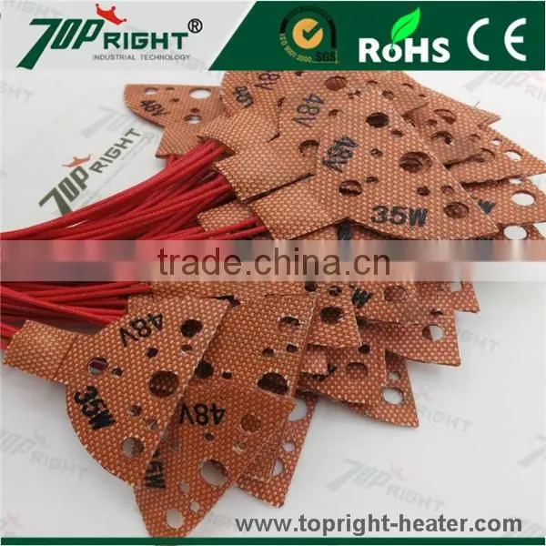 Silicone rubber heater 48v heating element silicone rubber heat pad