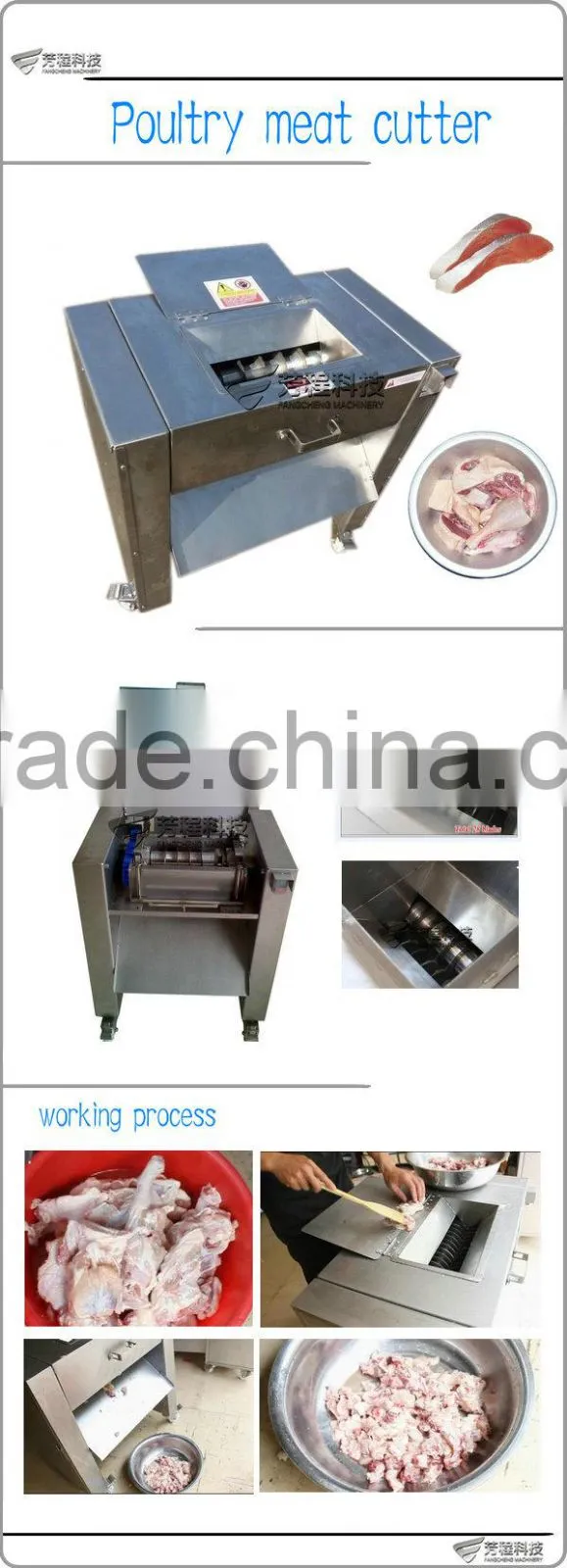 Hot sale automatic Commercial stainless steel automatic chicken meat cutter machine