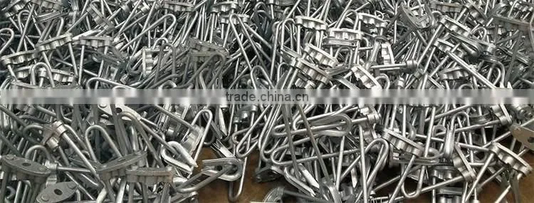 Manufactured Electrical power fittings LZ hot dip galvanized bow stay rod/ pole line hardware