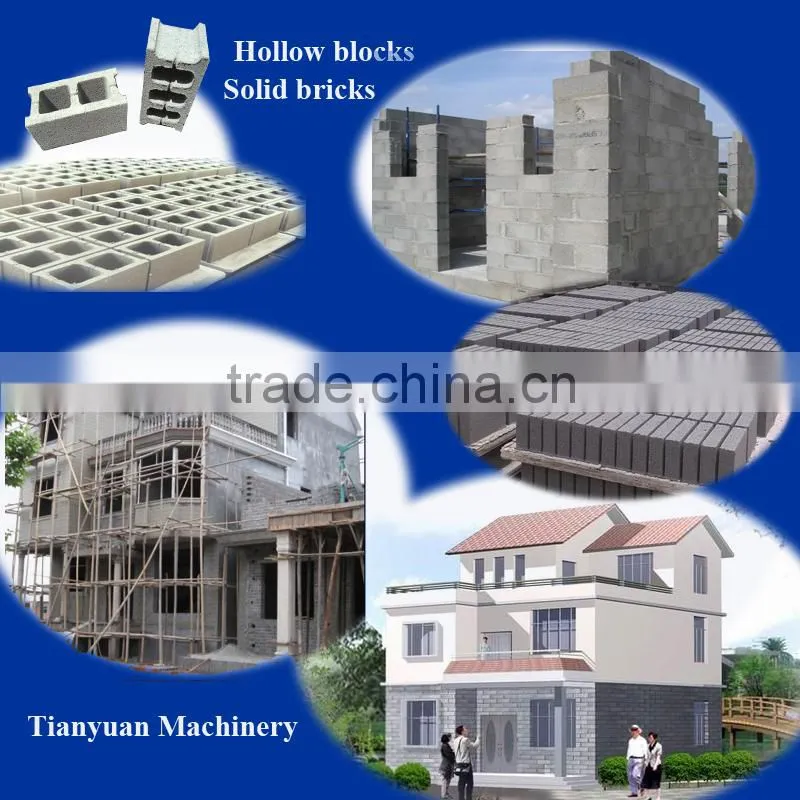 QTJ4-40 semi automatic solid brick making machine