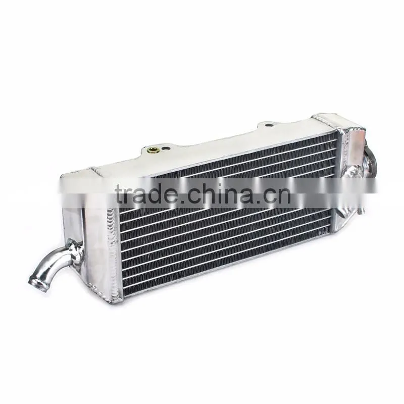 High performance brazd aluminum cooling parts motorcycle radiators for dirt bike