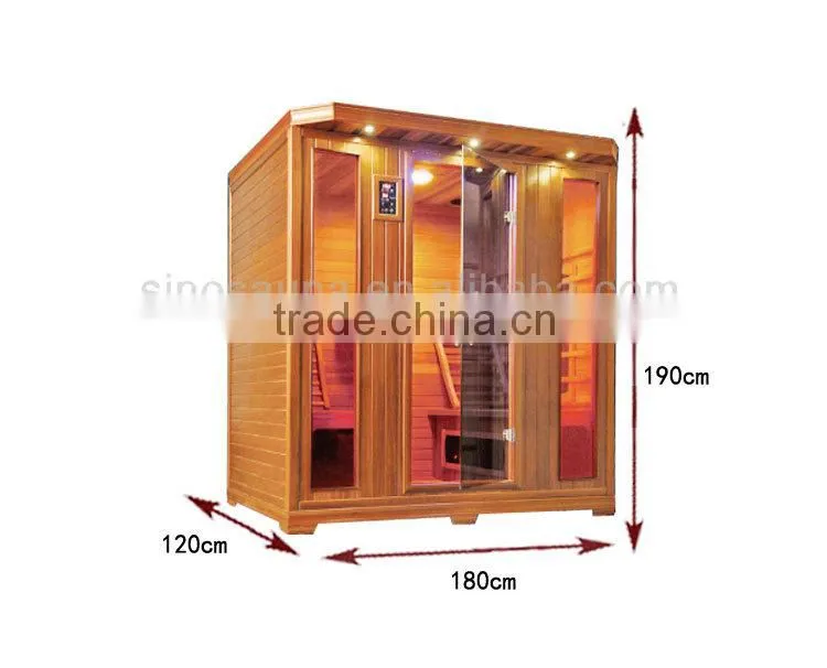 Easy Installation Infrared Steam Sauna Cabin and Sauna Room for commerical(CE/ISO)