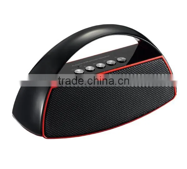 Rechargeable portable wireless bluetooth speaker, 4 color FM radio speaker