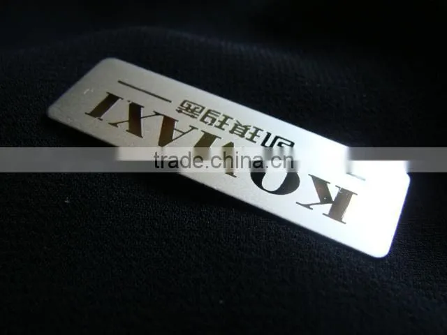 High quality custom nameplate for motorcycle